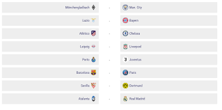 Inicio de los partidos en su horario local. Sorteo De Champions League Cuales Son Las Eliminatorias De Octavos De Final Futboljobs