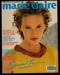 Marie Claire UK Edition June 1990 Original Vintage Fashion Magazine