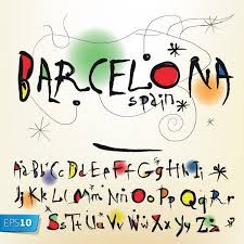 Todas Las Letras Del Abecedario Con El Estilo De Joan Miro Patrones De Letras Tipos De Letras Abecedario Tipos De Letras