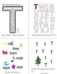 Letter T Activity Book From Twistynoodle Com Letter T Activities Book Activities Letter T