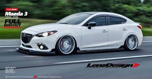 Mazda 3 Bm Axela Lenzdesign Bodykit Spoilers 2013 2014 2015 2016 2017 2018 Mazda 3 Mazda Mazda 6
