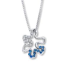 Gold puzzle necklace / best friend necklace / gold puzzle piece necklace / custom autism necklace / bff necklace / besties gift. Puzzle Piece Necklace Lab Created Sapphires Sterling Silver Kay