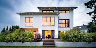 Häuser mit pultdach ideen und design. Satteldach Mit Zwei Firsthohen Favorit Massivhaus