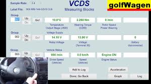 Vw Golf Steering Torque Nm Rotor Speed Power Steering Steering Assistent