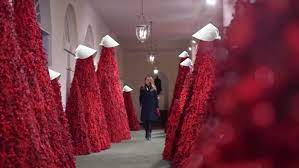 Maybe you would like to learn more about one of these? Melania Trump S 2018 Christmas Decorations Are A Horror Meme Yet Again Vox