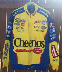 This account has been suspended. Vintage 90 S Yellow Cheerios Men S Racing Nascar Jacket Bobby Labonte 43 Sz Xl Jhdesign Richardpettymotorsports Nascar Jackets Bobby Labonte Nascar