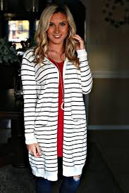 Black And White Striped Cardigan You Ll Be Mine Cardigan White Black Solid Striped Lightweight Cardigan Striped Cardigan