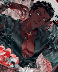 I Think His Apartment Plants Are Getting A Bit Out Of Hand Originalcharacter Illustration Digitalart Artwork Anime Guys Character Art Cute Anime Guys