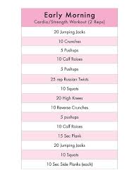 Good Quick Morning Work Out Strength Workout Cardio Workout Fitness Motivation