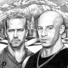 Paul Walker and Vin Diesel Artwork Appreciation