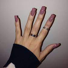 Video multi colored nails trend. Simply Solid Color Long Square Acrylic Nails Square Acrylic Nails Long Square Nails