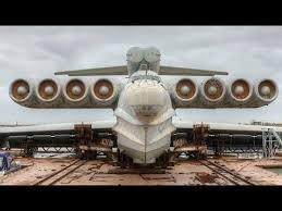 The Leviathan Russian Built Aircraft Can Lift Over 1000 Tons By Skimming Over The Ocean At An Altitude Of Only A Few Aircraft Military Technology Fighter Jets
