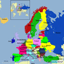 11, 1918, the victorious allies redrew the maps of europe, africa, asia and the middle east to replace these fallen empires. Stepmap Countries Of Europe Landkarte Fur Europe