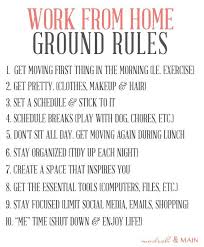 Work From Home Ground Rules Work From Home Tips Working From Home Home Hacks