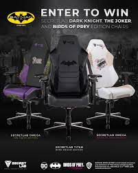 Features and benefits of the anthro verte chair: Secretlab Show Your Love For The Caped Crusader On Batman Day To Celebrate We Re Running A Contest Where The Winner And Two Friends Will Walk Away With Three Chairs Comprising The