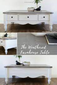 The accuweather shop is bringing you great deals on lots of overstock coffee tables including a sheen top coat ensures your new table is protected from stains and scratches. The Shiplap Coffee Table With A Painted Weathered Wood Top Painted Coffee Tables Painted Living Room Furniture Furniture Makeover