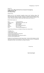 Memenuhi persyaratan surat lamaran kerja apa saja berkas yang diperlukan baik yang hanya lulusan sma ataupun jenjang pendidikan lainnya tentu saja sudah menjadi bagian yang tidak terpisahkan dari langkah awal ajang mencari pekerjaan. Contoh Surat Lamaran Kerja Ke Apotek Find Explore Paint Colors
