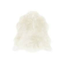 Genuine real sheepskin rug ivory sheepskin rug single pelt wool fur throw floor rug 2 x 3 free shipping this sheepskin rug measures approximately 2ft x 3ft on the fur side. White Faux Fur Rug Home George At Asda