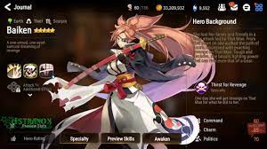 EPIC SEVEN Baiken Review & Early Thoughts [Usage Guide] Epic 7 Hero  Strenght & Weakness (PVE & PVP) - YouTube