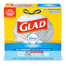 Glad tall kitchen drawstring trash bags. Odorshield 13 Gallon White Trash Bag Febreze Fresh Clean 110 Count Glad Tall Kitchen Drawstring Trash Bags Home Kitchen Trash Bags Fcteutonia05 De