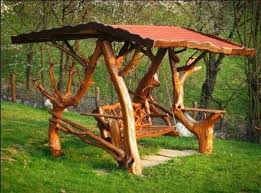 Beautiful Swing Rustic Log Furniture Garden Furniture Wooden Swings