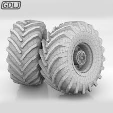 Tractor Tires 3d Model Tractor Tires Tractors Tractor Tire