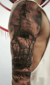 Ghost ship tattoo shop, vector. Ghost Ship Boat Tattoo Ship Tattoo Ship Tattoo Sleeves