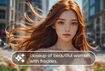 صورة كرتونية لامرأة مع وشم على صدرها