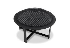 Spending time outdoors just got cozier with an easy walmart deal! Black Jarvie Fire Pit With Grill Amart Furniture