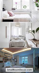 Curtains are an easy way to temporarily partition off a sleeping area, while shelving units are perfect for storing belongings and delineating distinct spaces. Modern Small Space Small Bedroom Decor Ecsac