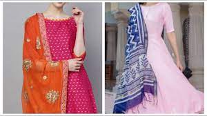 When combined with amber, blue green and magenta, it gives a holistic look. Contrast Colour Dupatta With Pink Suit Various Shades Of Pink Kurti Party Wear Kurti Design Ideas Youtube