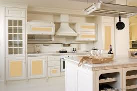 wood kitchen cabinets with white doors