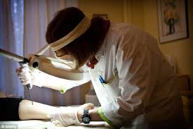 There is no scientific evidence to support any claim that the tattoo ink or the tattooing process itself can, in any way, directly give you skin cancer. Removing Tattoos Can Give You Skin Cancer And Almost As Dangerous As Tanning Beds Daily Mail Online