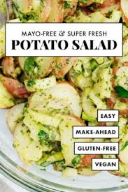Every summer bbq needs an amazing potato salad and this healthy potato salad is both simple and delicious! Herbed Potato Salad Recipe Cookie And Kate