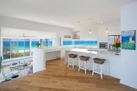 California coastal farmhouse beach house. Visual Treat 20 Captivating Kitchens With An Ocean View