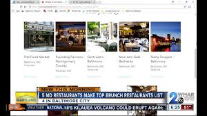 Maryland Restaurants Make Opentables Top 100 Brunch Restaurants