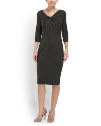Twist Front Back Zip Dress T J Maxx Zip Dress Clothes Dresses