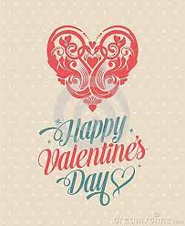 I think a good way to show someone how much you love him or her is to make your own valentine. Retro Vintage Happy Valentines Day Greeting Card Stock Vector Illustration Of De Valentine S Day Greeting Cards Happy Valentines Day Valentines Day Greetings