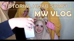 Agar tau step by stepnya. Mwedding Vlog 5 Tutorial Hijab Syar I Modifiksi Adat Sunda Youtube