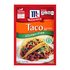 Always make sure your work surfaces, utensils, pans, and tools are free of gluten. Mccormick 30 Less Sodium Taco Seasoning Mix Mccormick
