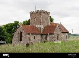 The Parish Church of All Saints East Dean South Downs National Park ,West  Sussex, England Stock Photo