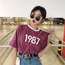商品番号 55017 カジュアルプリント半袖ラウンドネックｔシャツ fashionec 文芸スタイル 超人気item 韓国ファッション コットンシャツ 韓国コーデ 夏コーデ 若見え 新作 韓国通販 ファッション通販 今日のコーデ 코디 옷스타그 ファッション 韓国