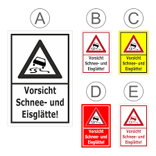 Vorsicht dachschnee vorlage / aufkleber zerbrechlich ausdrucken : Bauer Schilder Schnee Und Eisglatte