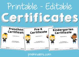 End Of Year Activities Certificates Prekinders Kindergarten Certificates Kindergarten Graduation Certificate Preschool Graduation