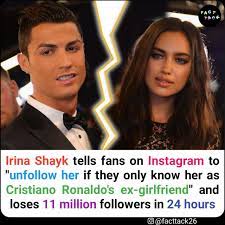 Seksi model irina shayk ve futbolcu cristiano ronaldo'nun aşkı ve ayrılıkları yıllarca konuşuldu. Did You Know Instagram Ex Girlfriends Instagram Profile