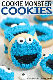 Cookie Monster Cookies - Inspirational Momma