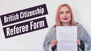 Job outlook, training, and salary for a sports official. British Citizenship Referee Form Explained My Experience Youtube