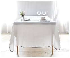 Tablecloth With Oatmeal Bias White With Images White Table Cloth Table Cloth Linen Tablecloth