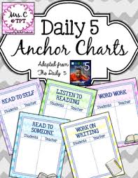 Read To Self Anchor Chart Worksheets Teaching Resources Tpt