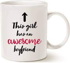 A pretty princess raclette sweatshirt by the tops , i. Funny Girlfriend Coffee Mug Christmas Gifts This Girl Has An Awesome Boyfriend Best Valentines Day Gifts For Girlfriend Women Unique Present Ideas For Her Cup White 11 Oz Amazon Co Uk Kitchen Home
